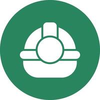 Glyph Circle Gradient Design vector