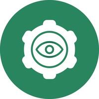 Eye Setting Creative Icon Design vector