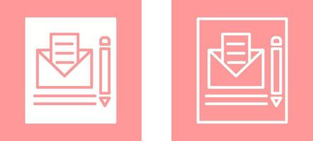 Mail Edit Vector Icon