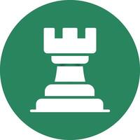 Chess Piece Creative Icon Design vector