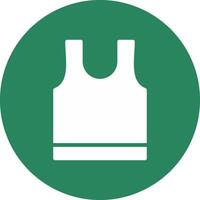 Tank Top Creative Icon Design vector