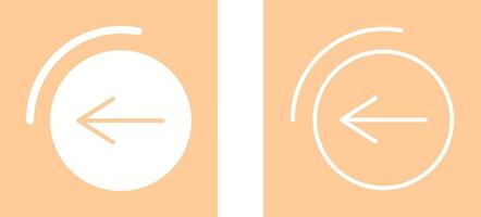 Back Button Vector Icon