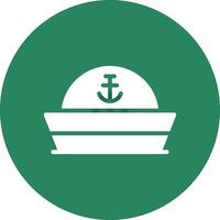 Sailor Hat Creative Icon Design vector