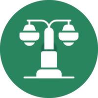 Street Lamp Creative Icon Design vector