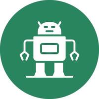 diseño de icono creativo robot vector