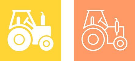 icono de vector de tractor