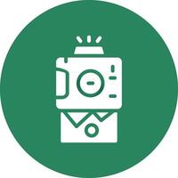 Instant Camera Creative Icon Design vector