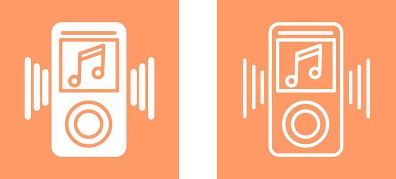 icono de vector de mp3