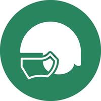 Helmet Creative Icon Design vector