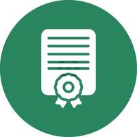 Business Permit Creative Icon Design vector