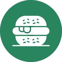 hamburguesa creativo icono diseño vector