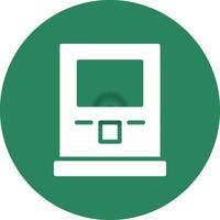 Atm Machine Creative Icon Design vector