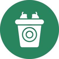 Waste Creative Icon Design vector