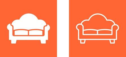 Double Sofa Vector Icon