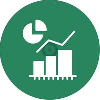 Statistical Analysis Creative Icon Design vector