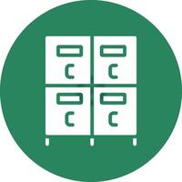 Locker Creative Icon Design vector