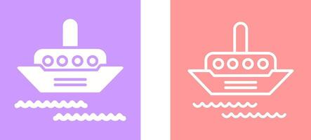 Steamship Vector Icon