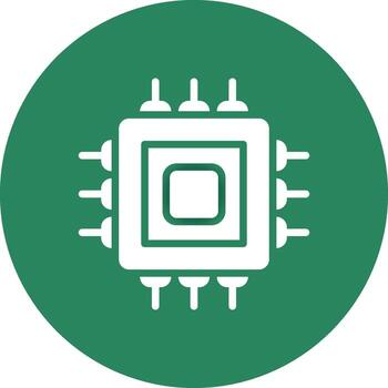 diseño de icono creativo del procesador vector
