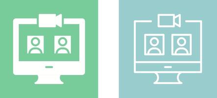 Video Call Vector Icon