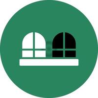 Window Creative Icon Design vector