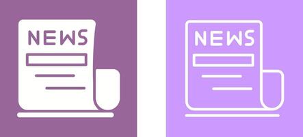 Newspaper Vector Icon