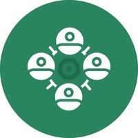Global Network Creative Icon Design vector