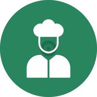 diseño de icono creativo de chef vector