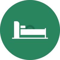 Bed Creative Icon Design vector