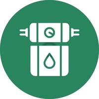 Water Filter Creative Icon Design vector