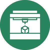 3D Printing Creative Icon Design vector