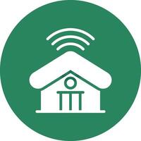 Smart Home Creative Icon Design vector
