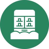 Vending Machine Creative Icon Design vector