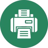 Printer Creative Icon Design vector