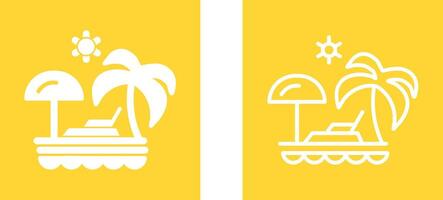 Vacation Spots Vector Icon