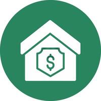 Home Insurance Creative Icon Design vector