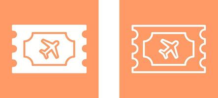 Plane Tickets Vector Icon