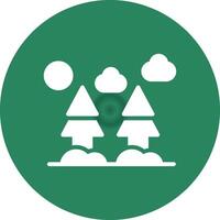 Forest Creative Icon Design vector