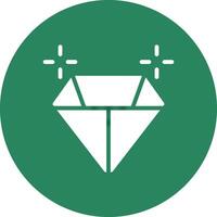 diseño de icono creativo de diamante vector