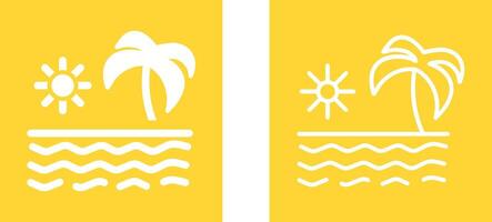 icono de vector de verano