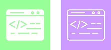 Web Coding Vector Icon