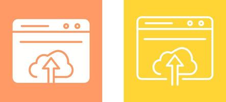 Upload Web Vector Icon
