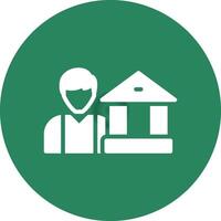 Agent Banking Creative Icon Design vector