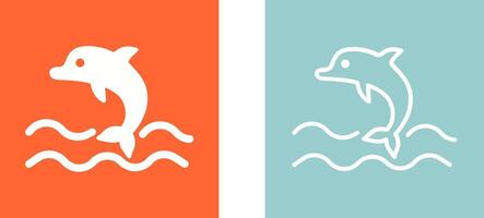 Dolphin Vector Icon