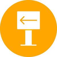 Left Creative Icon Design vector