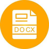 DOCX Creative Icon Design vector