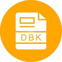 dbk creativo icono diseño vector