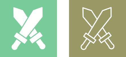 Two Swords Vector Icon