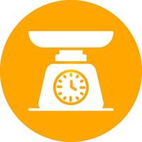 Weighing Machine Creative Icon Design vector