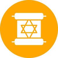 Scroll torah Creative Icon Design vector