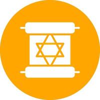 Scroll torah Creative Icon Design vector